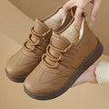 Women's Waterproof Warm Snow Boots – Anti-Slip Winter Ankle Women's Snow Boots Qst Coffee 35