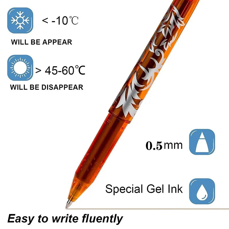 Kawaii Pilot Erasable Gel Pens Assorted Inks Fine Point 0.5mm Erasable Gel Pens Qme