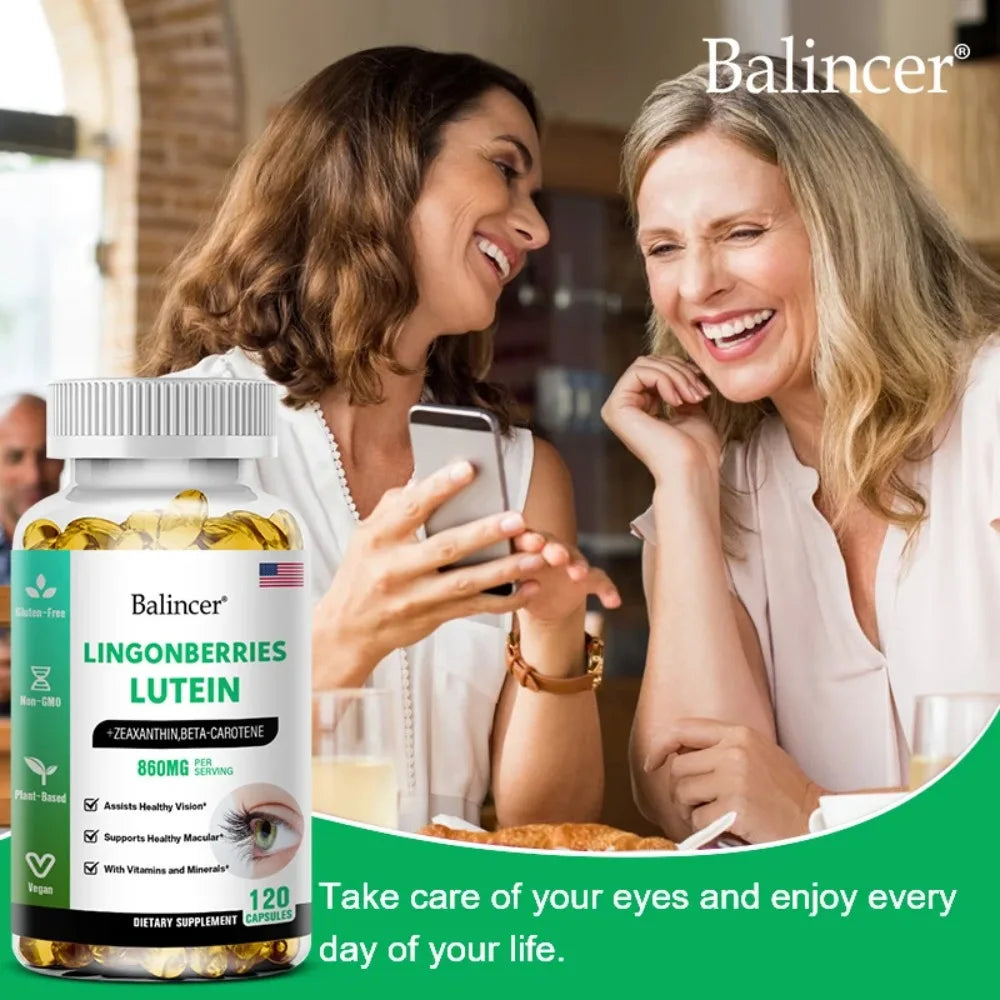 Lutein & Zeaxanthin Eye Supplement – Vision & Blue Light Defense Eye Health Supplement Qst