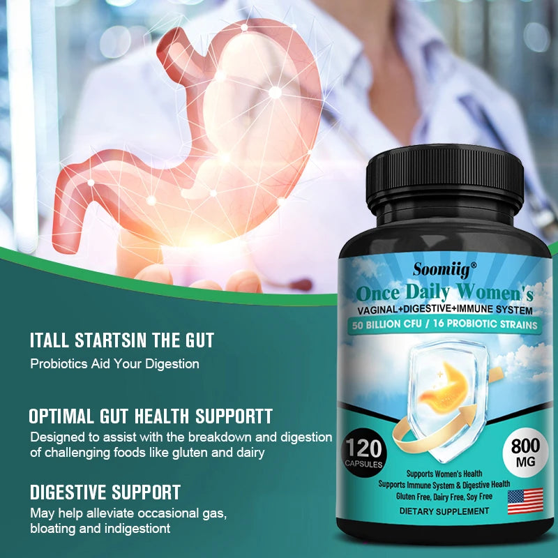 ZENVITALIZE Women's Probiotics 50 Billion CFU – 16 Strains Probiotic Supplement Qst