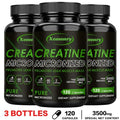 Xemenry Creatine Monohydrate Capsules – Muscle & Endurance Creatine Supplement Qst 120 Capsule-3bottles
