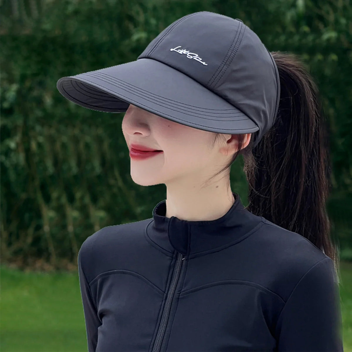 Solid Wide Brim Baseball Cap – Lightweight Unisex Outdoor Hat Wide Brim Baseball Cap Qme