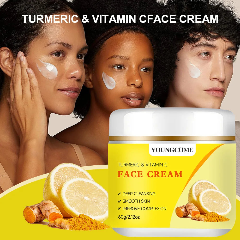 YOUNGCOME Turmeric & Vitamin C Firming Face Cream Face Moisturizer Cream Qst