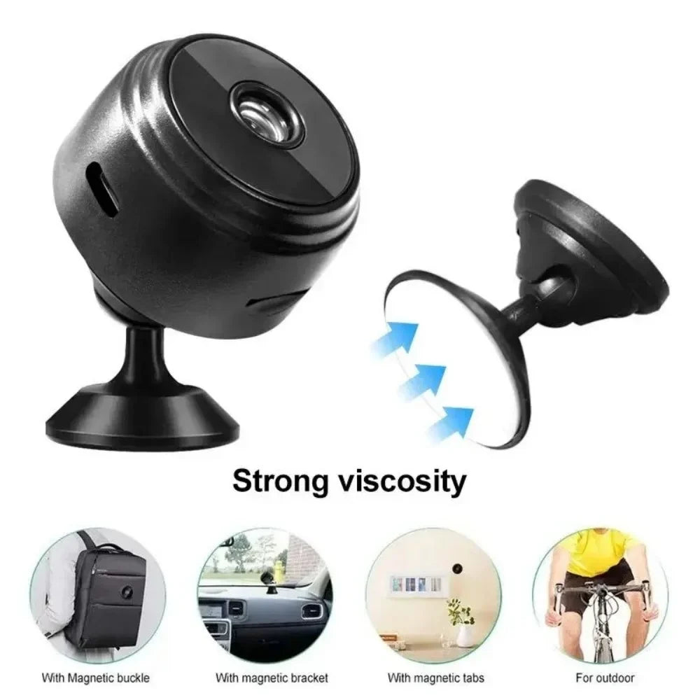 A9 HD WiFi Smart Home Security Camera with Night Vision WiFi Security Camera Qme