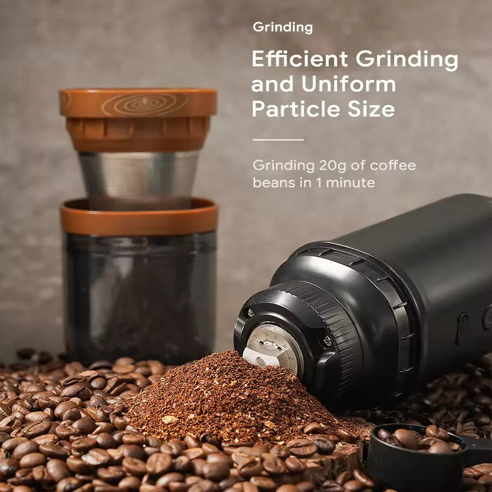 RECAFIMIL Portable Electric Coffee Grinder – USB Rechargeable Electric Coffee Grinder Qst