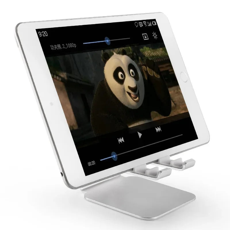 Universal Metal Tablet Desktop Stand | iPad & Phone Holder Tablet Desktop Stand Qme
