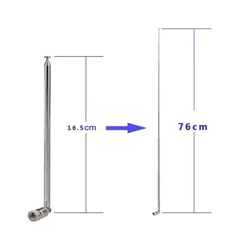 FM Radio Antenna Rod Adapter for AV Stereo Receiver Amplifier FM Antenna Adapter Qme