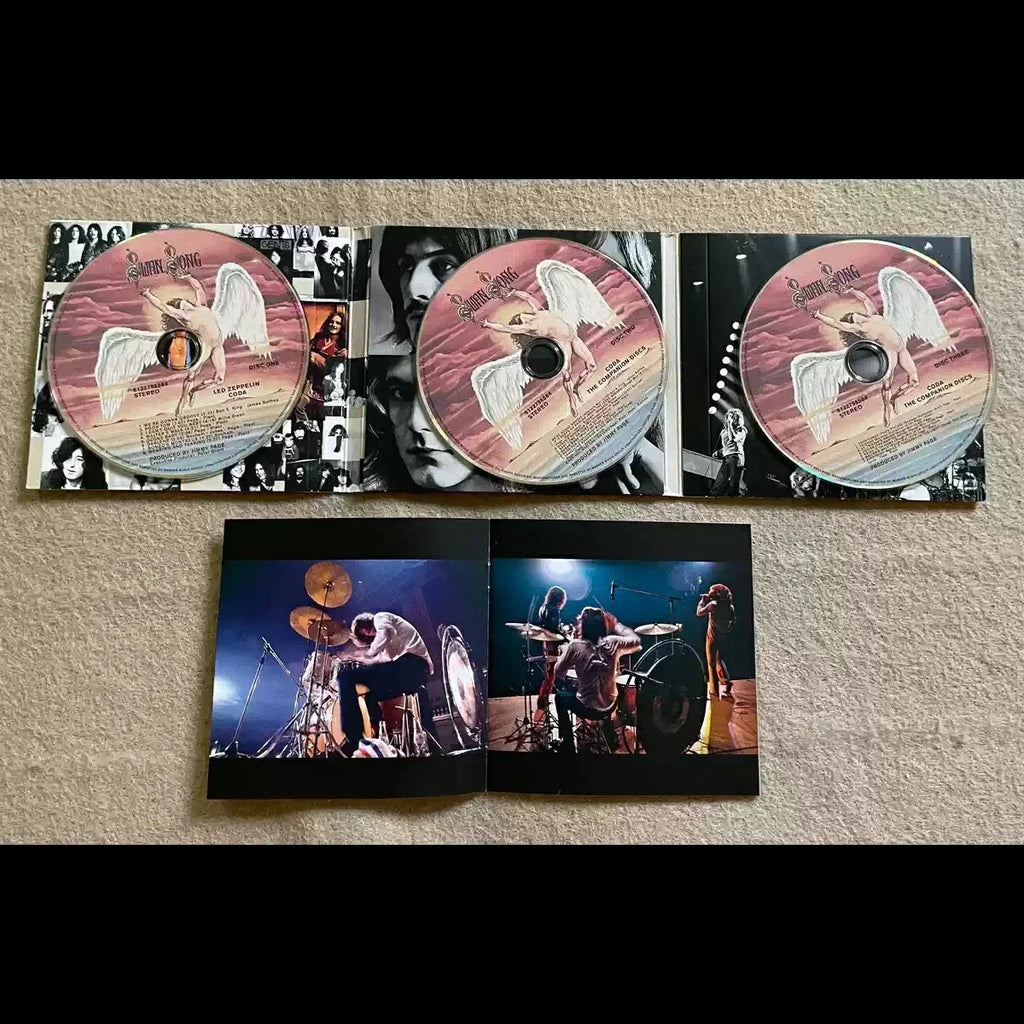 Coda Deluxe Edition Remastered Rock Album 3CD Set Music CD Box Set Qme