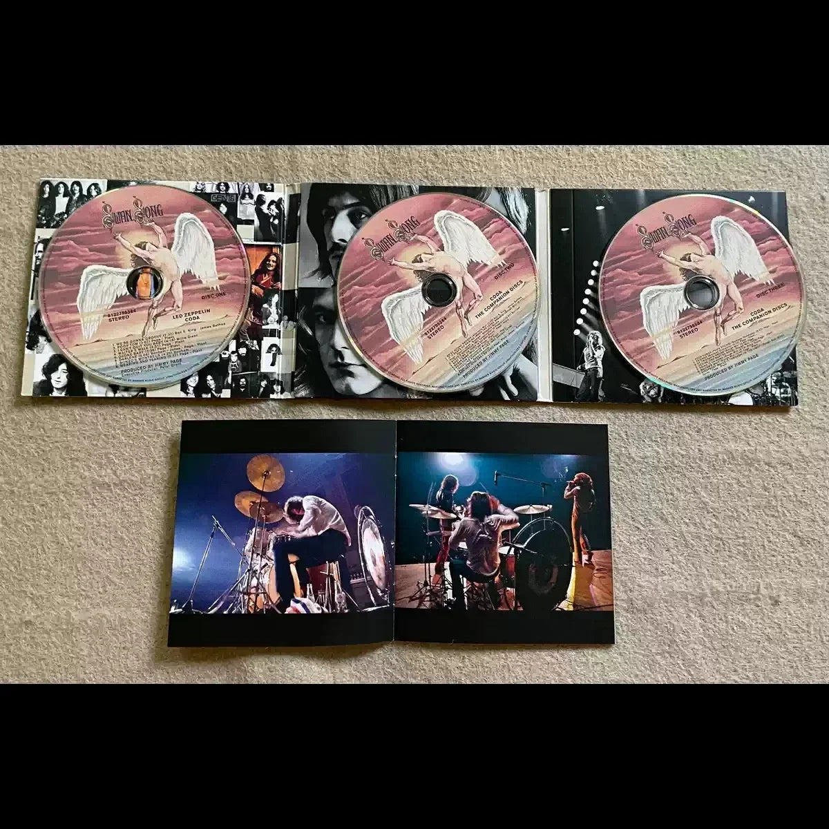 Coda Deluxe Edition Remastered Rock Album 3CD Set Music CD Box Set Qme