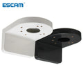 ESCAM L-Type Plastic Wall Mount Bracket for CCTV Dome IP Camera Camera Wall Bracket Qme White