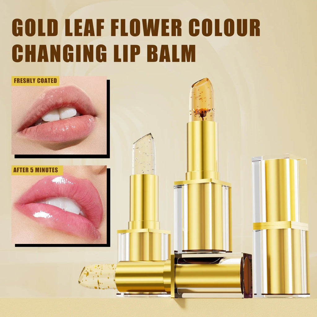 Temperature Color-Changing Flower Lipstick | Waterproof Jelly Lip Balm Jelly Lip Balm Qme