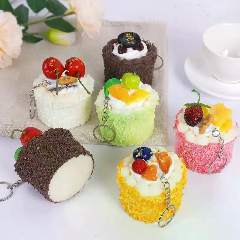 Artificial Coconut Cream Mousse Cake – Realistic Fake Food Prop Fake Food Prop Qme