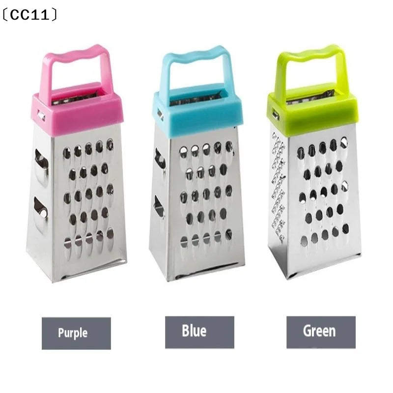 Mini 4-Sided Stainless Steel Box Grater – Cheese & Vegetables Box Grater Qme