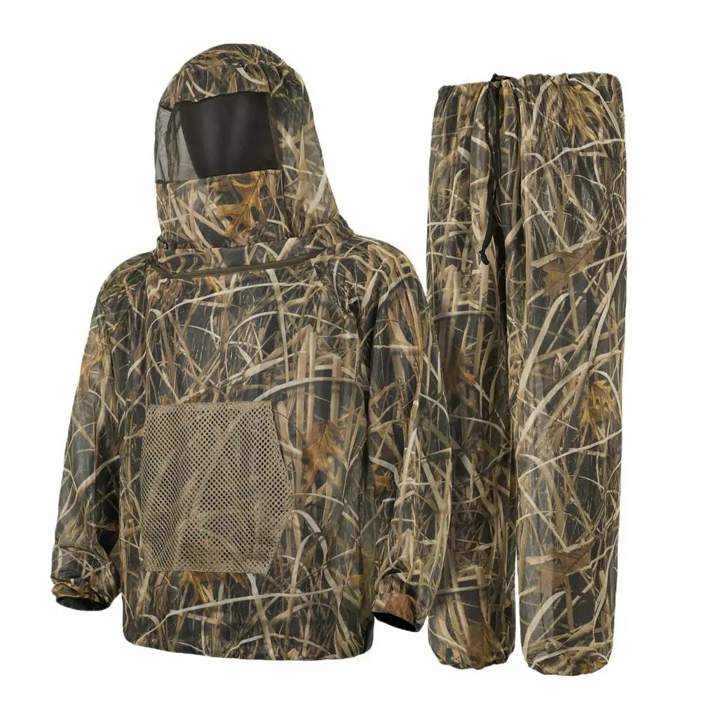 Mesh Hooded Insect-Proof Suit for Fishing Hunting & Hiking Outdoor Insect-Proof Suit Qst C