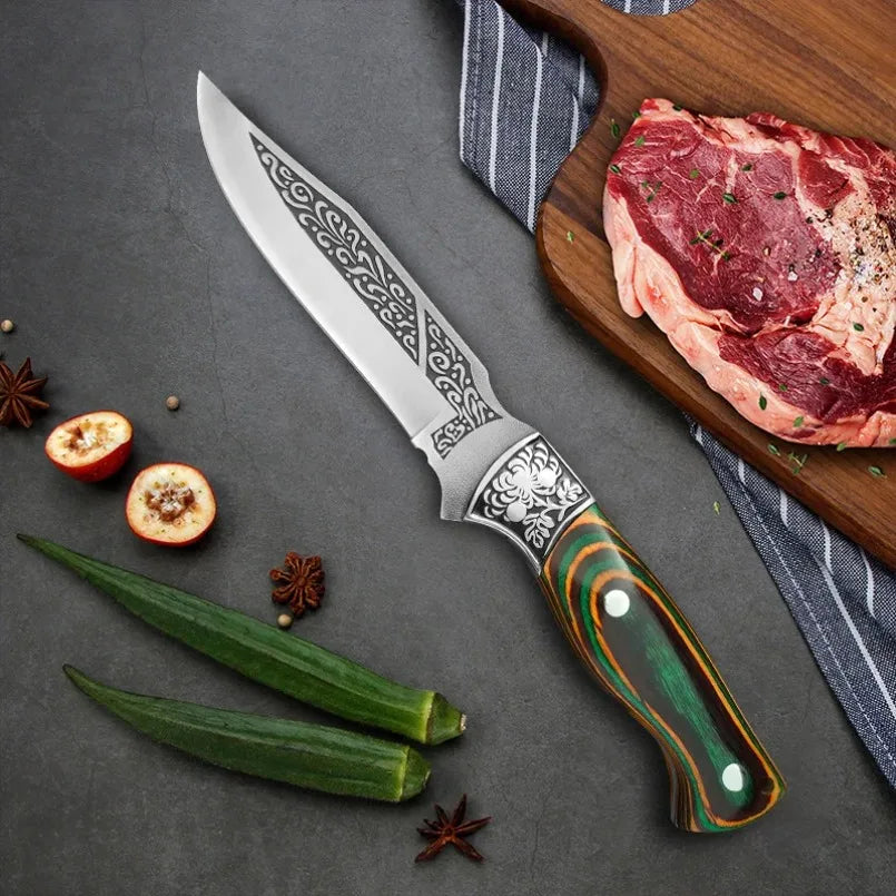 InLeung Hand Forged Stainless Steel Boning Kitchen Knife Boning Kitchen Knife Qst
