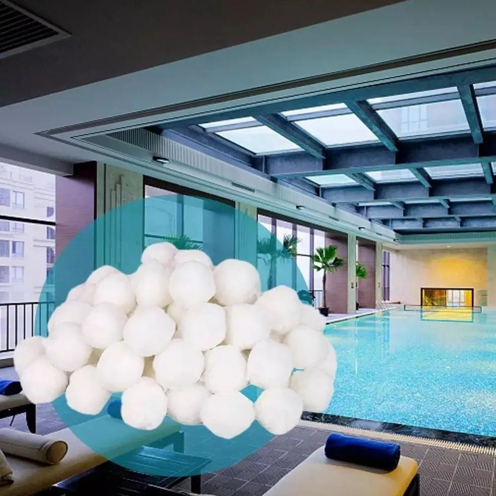Pool Filter Cleaning Balls – Water Purification 200–500g Aquarium Filter Media Qme