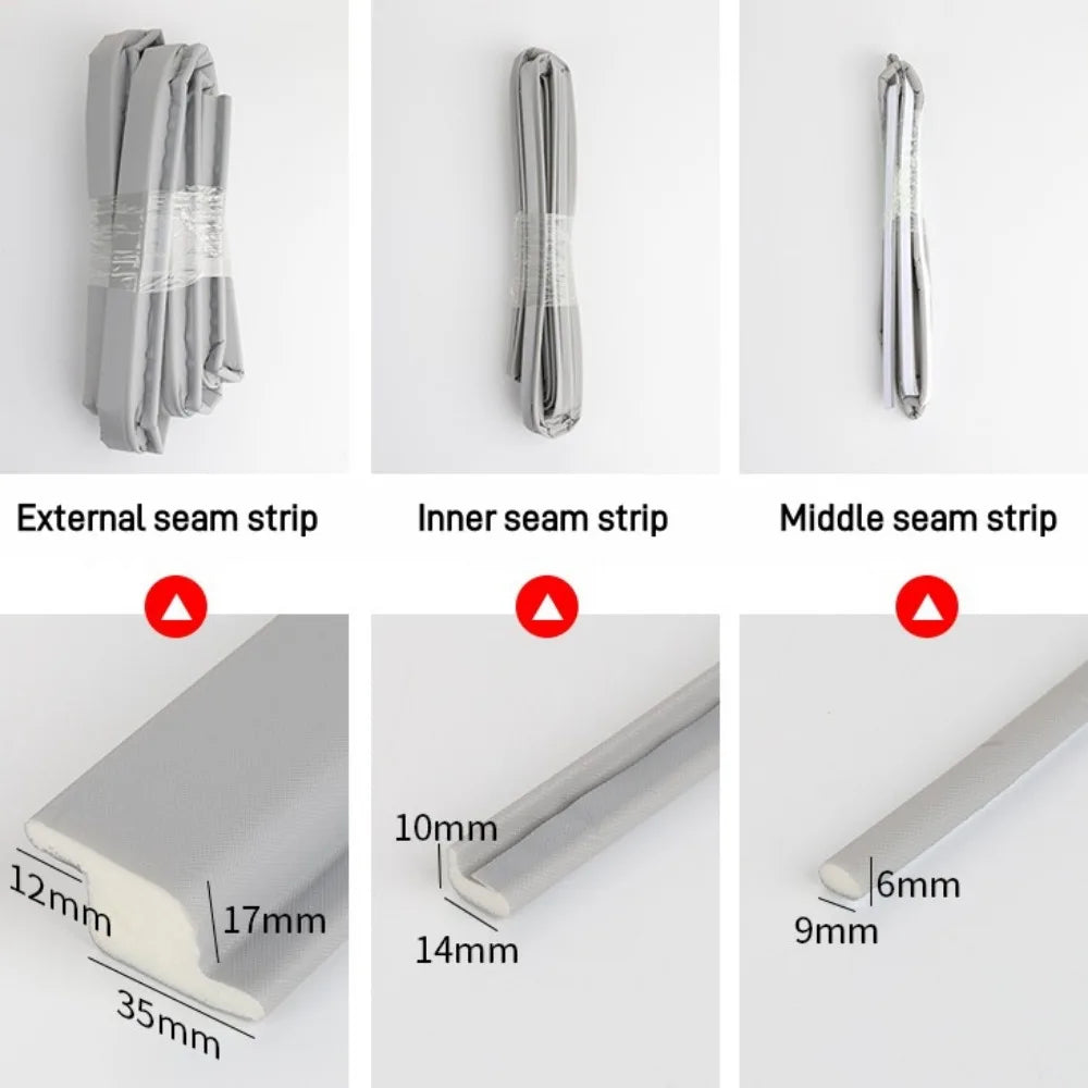 Z-Shape Window & Door Sealing Strip – Windproof & Soundproof Window Door Sealing Strip Qme