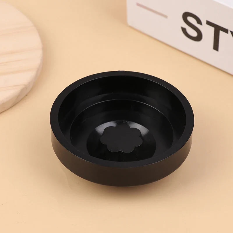 Black Plastic Desk Flag Stand – 8-Hole Mini Flagpole Base Desk Flag Stand Qme