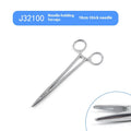 Stainless Steel Needle Holder Forceps – Thick & Thin Jaw Craft Forceps Qme d