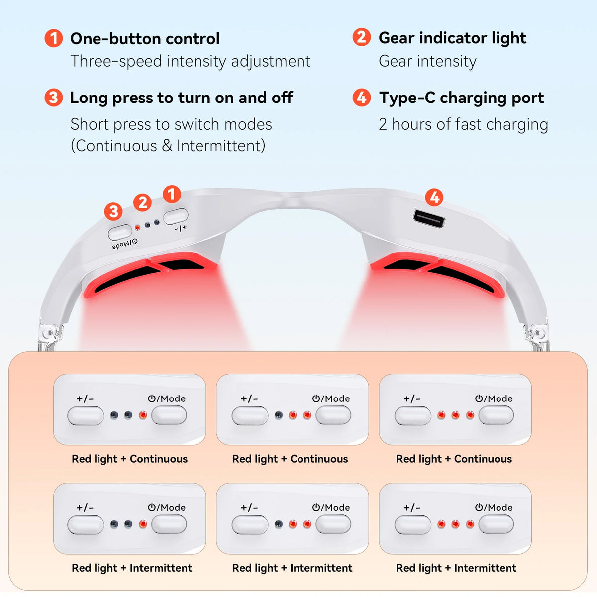 3D EMS Microcurrent Eye Massager – Red LED Beauty Device Eye Beauty Massager Qst
