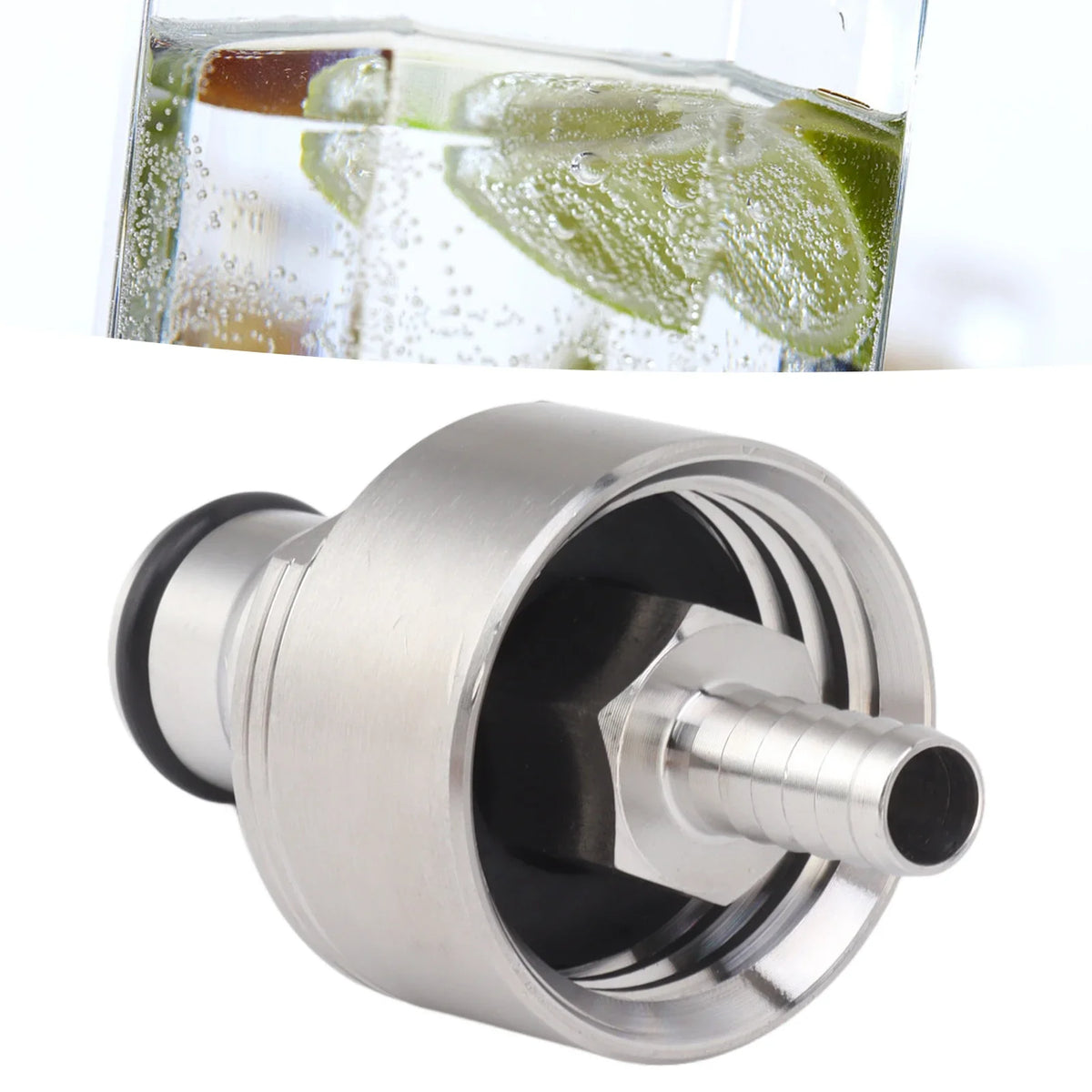 Stainless Steel CO2 Carbonation Cap for PET Bottles – Soda & Beer Carbonation Cap Qme