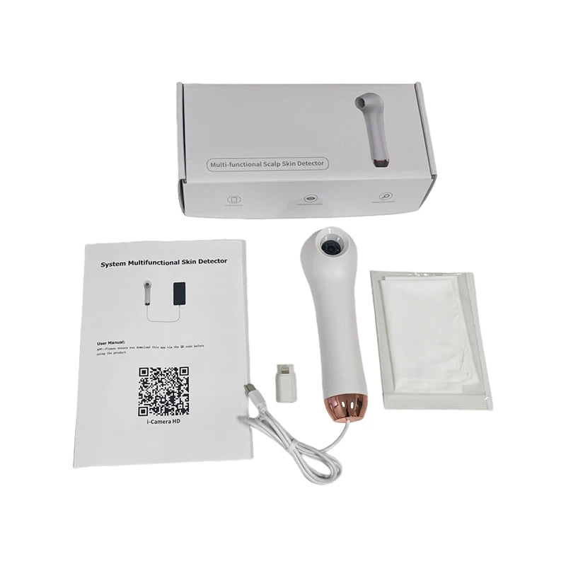 HD Scalp & Hair Follicle Analyzer – OTG Skin Magnifier Scalp Skin Analyzer Qst With Box