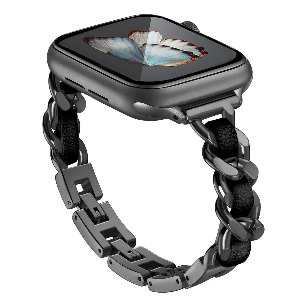 Stainless Steel Apple Watch Band Metal Bracelet | RefitMod Apple Watch Band Qme BB 38 40 41mm