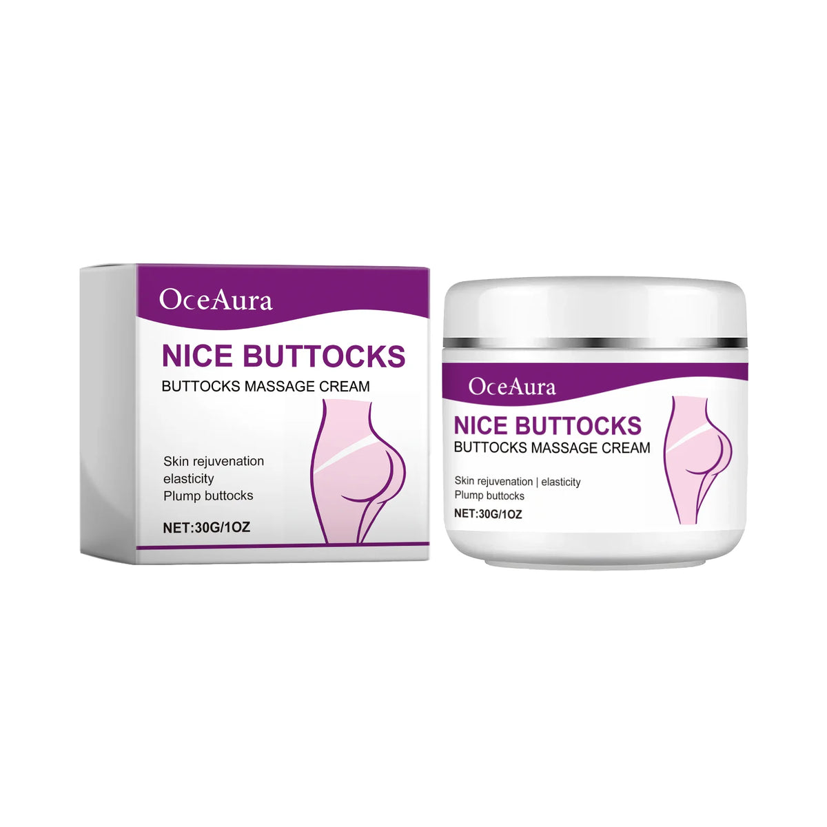 OceAura Hip Firming & Tightening Cream – Body Sculpting 30g Body Firming Cream Qst 30g boxed