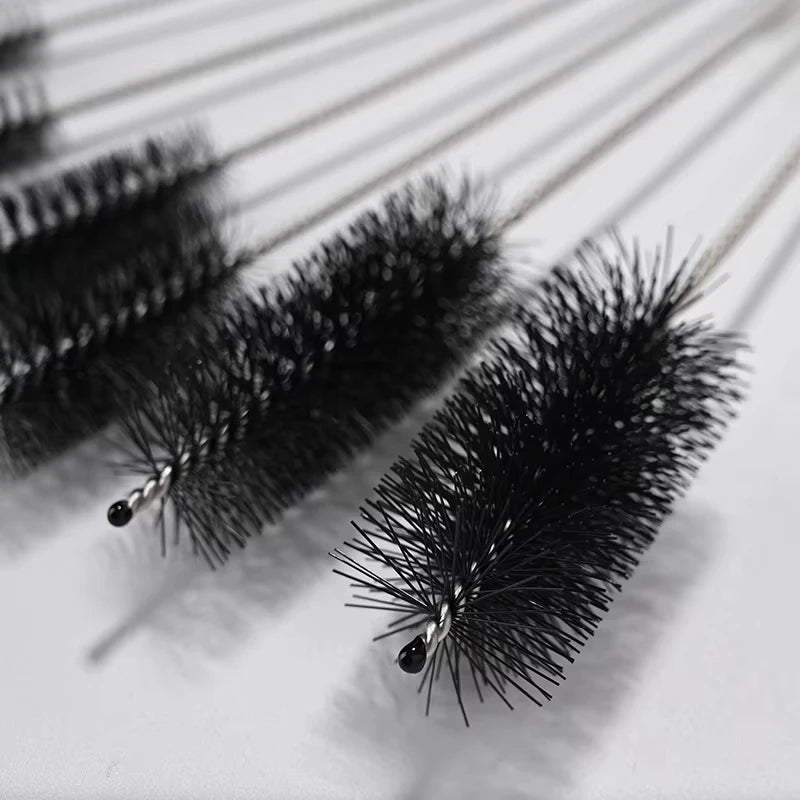 10-Piece Stainless Steel Straw & Pipe Cleaning Brush Set Cleaning Brush Set Qst