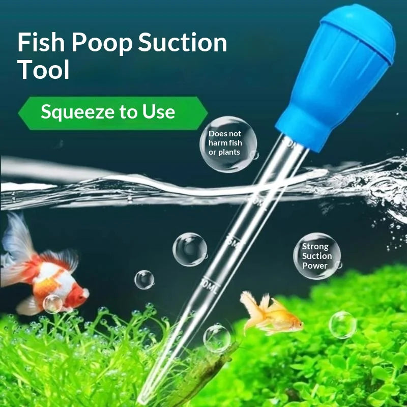 Fish Tank Vacuum Cleaner & Aquarium Water Changer Tool Aquarium Vacuum Cleaner Qme