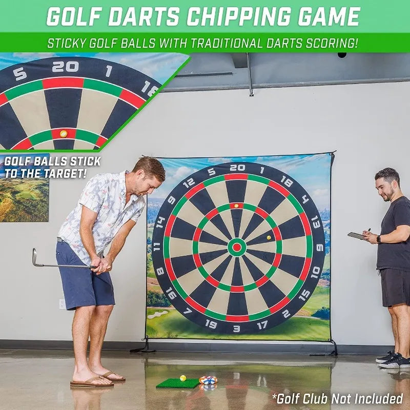 Premium Golf Ball Dart Mat Practice Tee Pad – Family Game Outdoor Family Game Qme