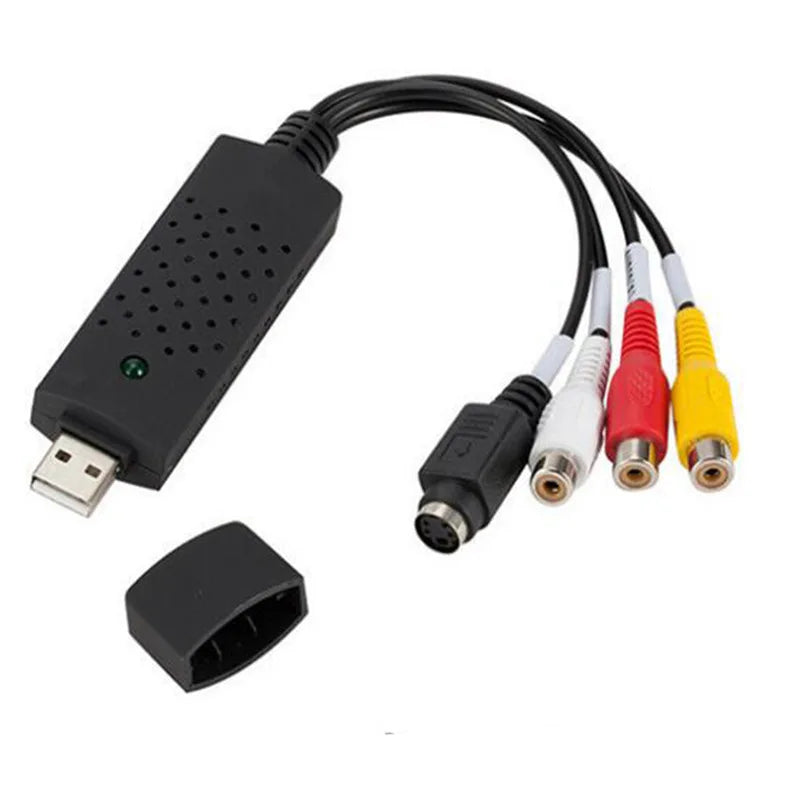 USB 2.0 Video Capture Card – VHS DVD to Digital Adapter 2-Pack Video Capture Adapter Qme