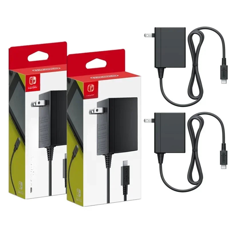 Nintendo Switch OLED TV Dock Fast Charging Power Adapter Gaming Power Adapter Qme