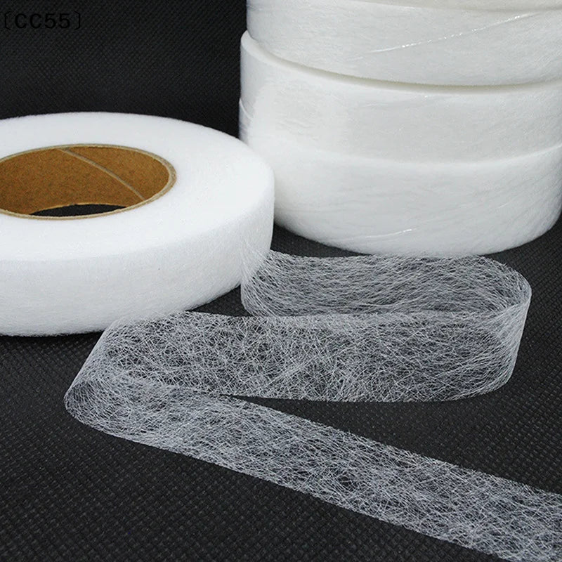 Iron-On Hem Tape – Double-Sided Adhesive Interlining for Sewing Iron-On Hem Tape Qst