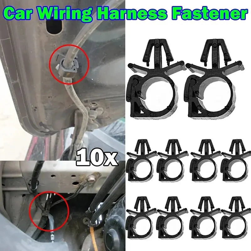 Car Wiring Harness Cable Clip Fastener Buckle – 10 Pack Cable Fastener Clip Qme
