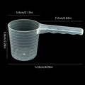 Transparent Pet Measuring Spoon with Scale – 50g/100ml Pet Food Measuring Spoon Qme onesize