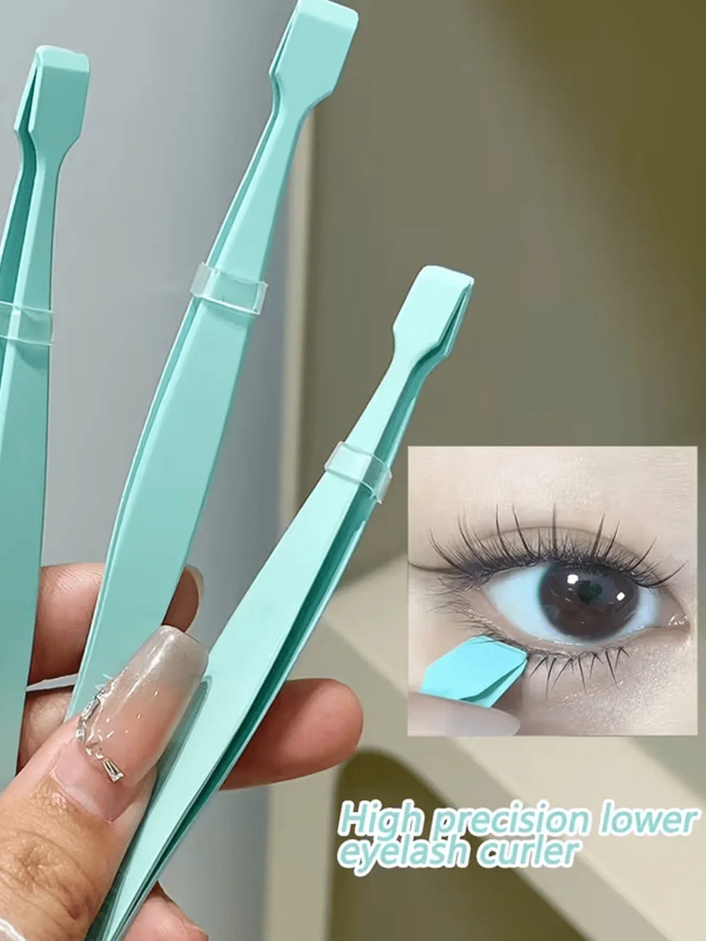 Professional Flat Head Eyelash Extension Tweezers | Qme Eyelash Tweezers Qme