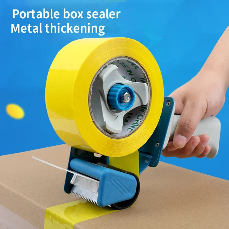 Heavy-Duty Metal Tape Dispenser | Wide Roll Office Packer Tape Dispenser Qme