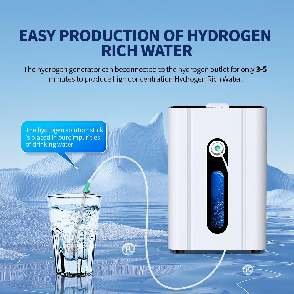 Suyzeko Hydrogen Generator 150ml/min 99.99% Purity PEM Hydrogen Inhalation Machine Qst