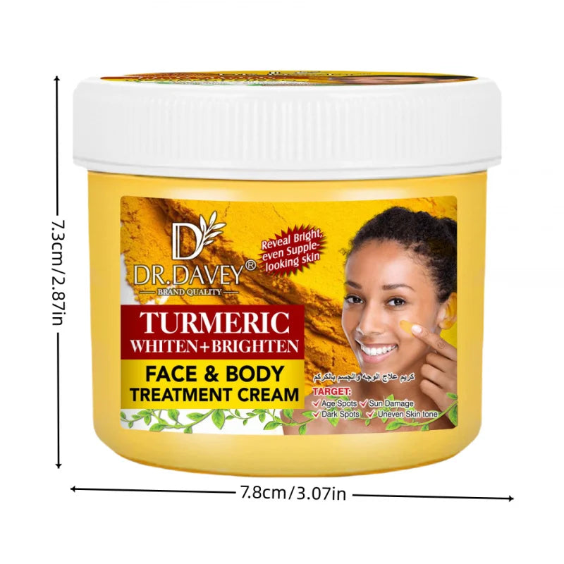 DR.DAVEY Turmeric Body Lotion 300ml – Deep Moisturizing Body Lotion Qst