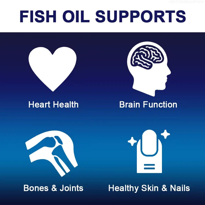 Fulimiks Omega-3 Fish Oil 3600mg – High Potency EPA DHA Capsules Omega-3 Supplement Qst