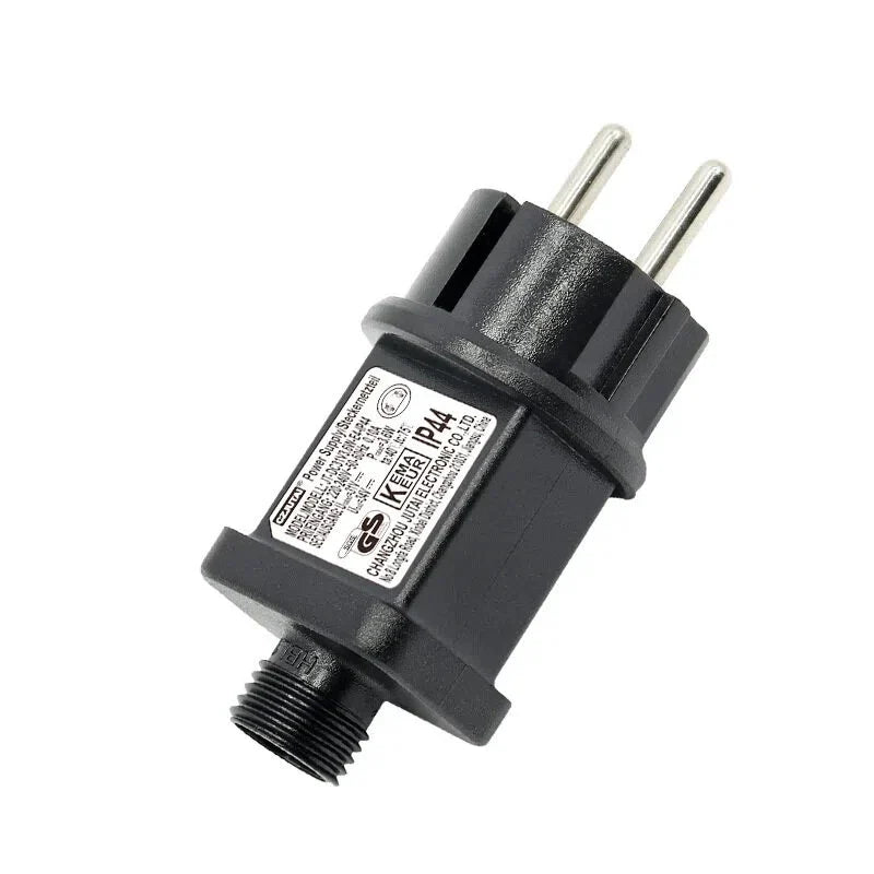LED String Lights Timer Power Adapter – Multi-Voltage 4.5V–31V LED Power Adapter Qme A5
