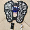 EMS Electric Foot Massager Pad – 8 Modes & 19 Levels EMS Foot Massager Qst with remote