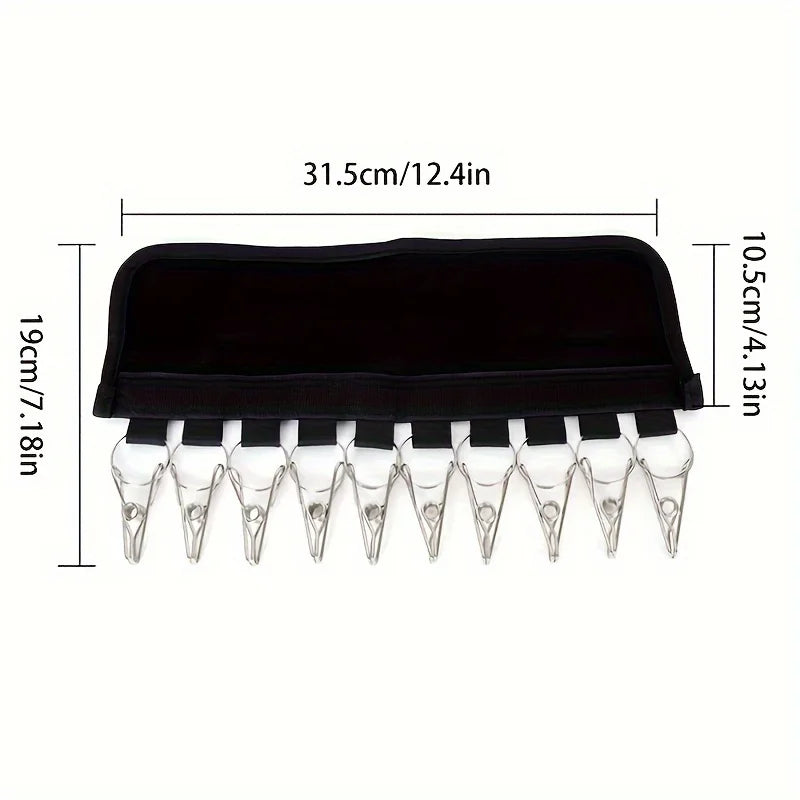 Multifunctional Velcro Clothes Clip Foldable Storage Rack Foldable Storage Rack Qme
