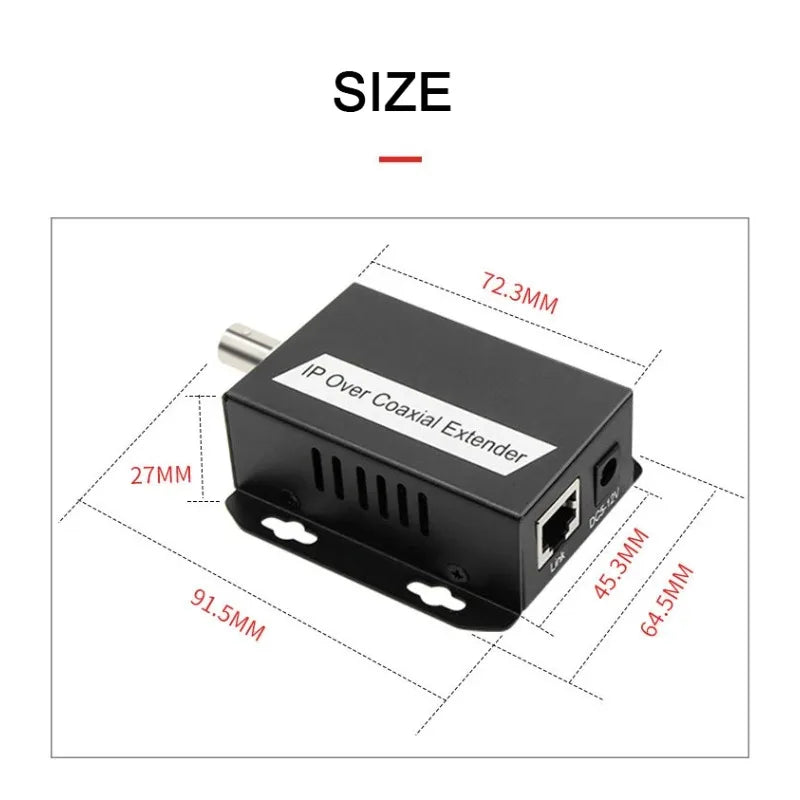 IP Network to Coaxial Camera Transmission Cable 500m Coaxial Camera Cable Qme