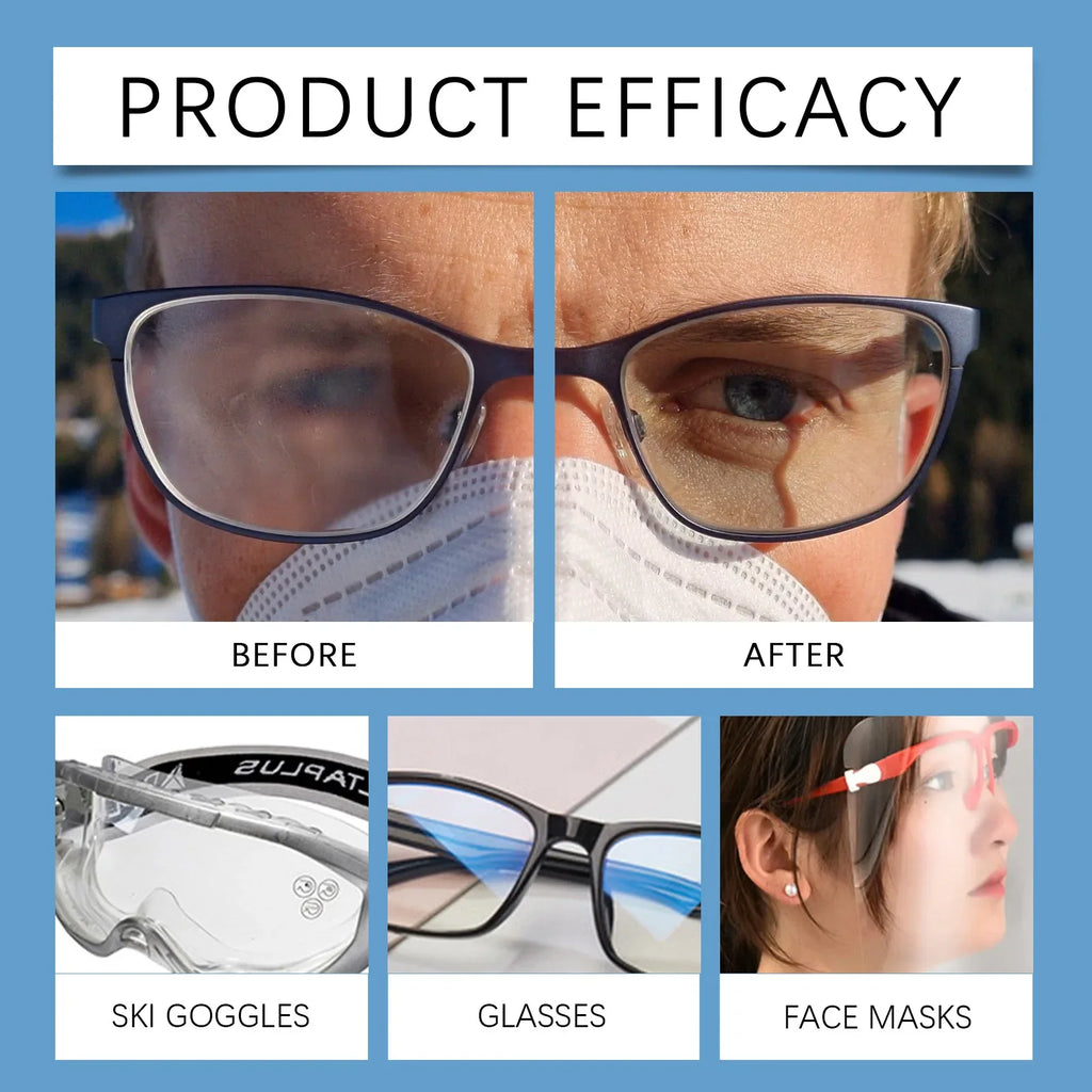 Portable Eyeglass Lens Cleaner Spray & Polish | 3 Scents Eyeglass Lens Cleaner Qme