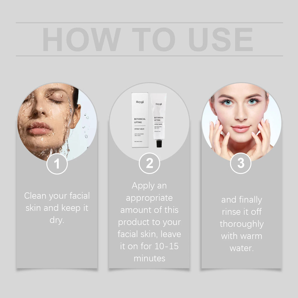 Hoygi Hydrogel Overnight Mask – Brightening & Firming Skin Care Overnight Hydrogel Mask Qst
