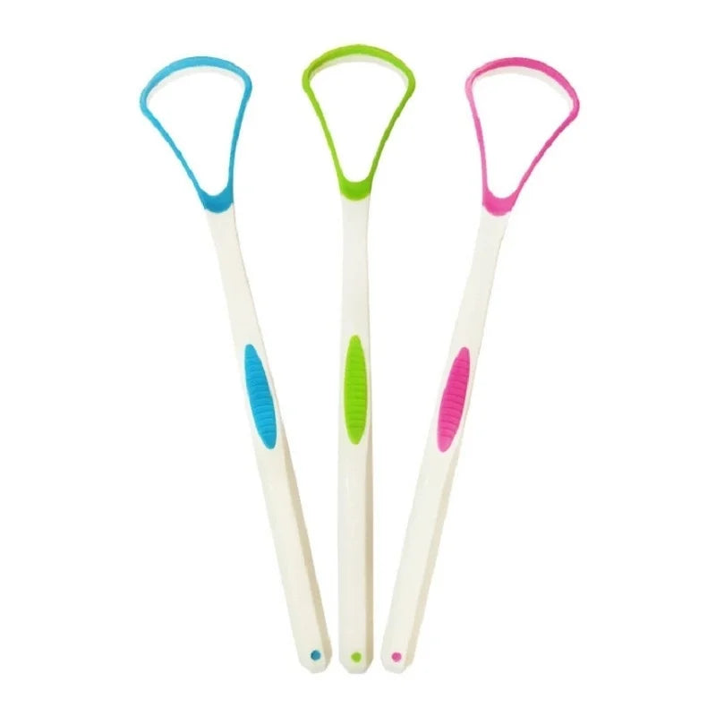 Silicone Tongue Scraper Oral Care Cleaner – 1/5/10 Pack Tongue Scraper Qme