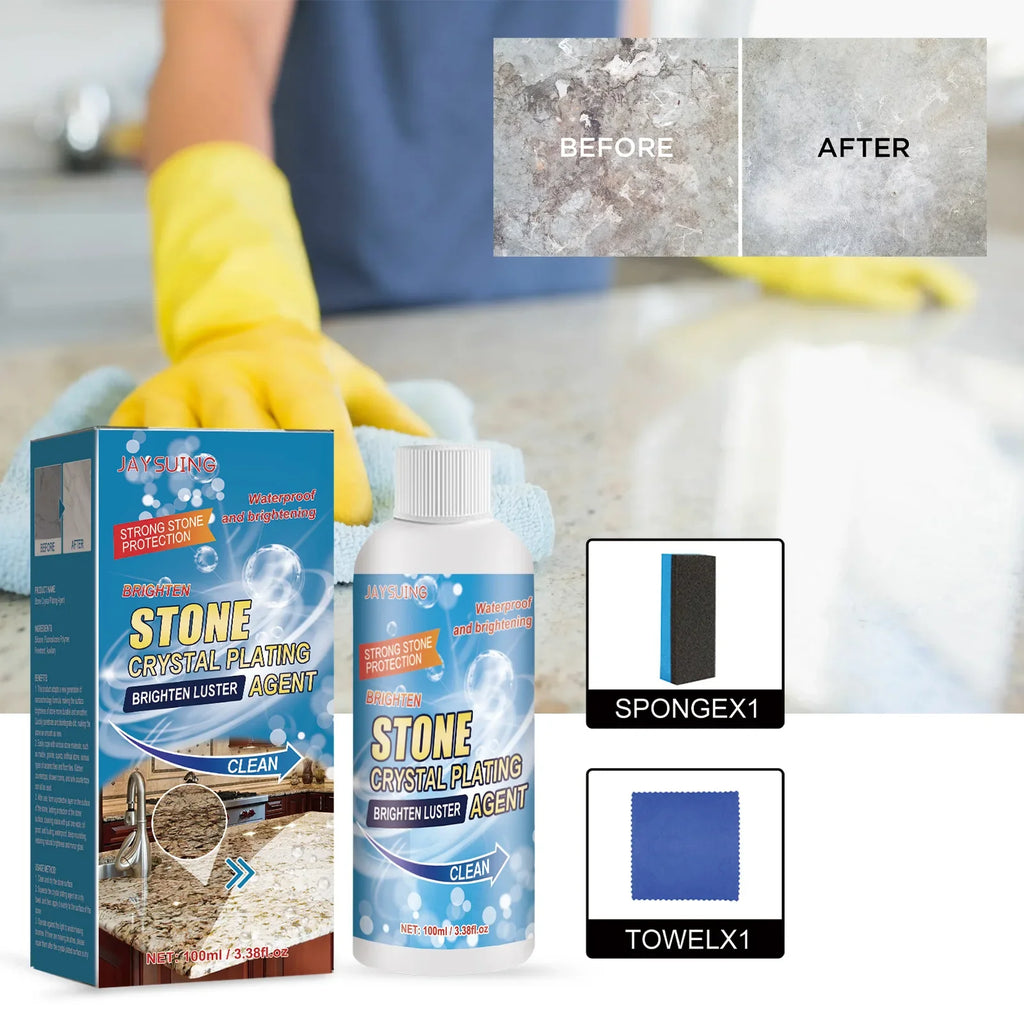 Stone Crystal Polishing & Coating Agent – Marble & Quartz Stone Polishing Coating Qme