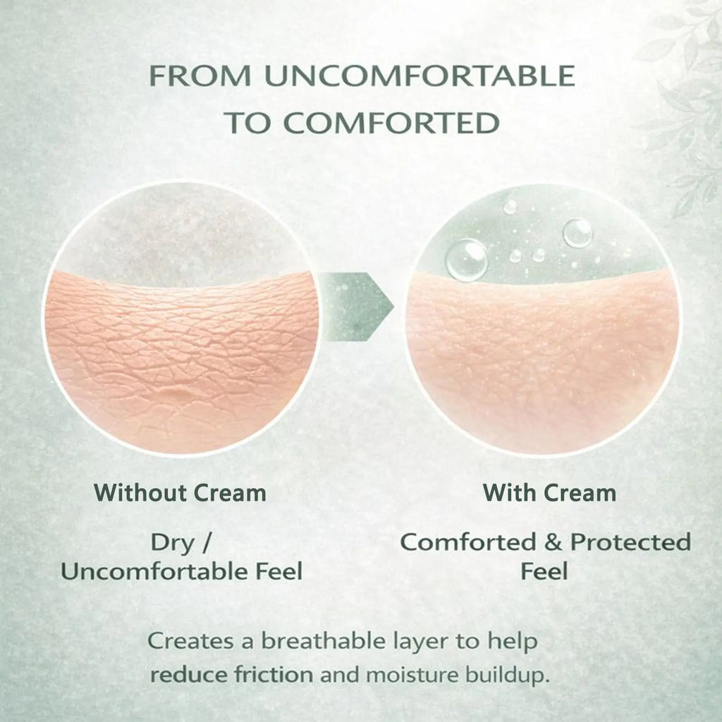 Skin Fold Soothing Cream | Fast-Absorbing, Non-Greasy Body Cream Soothing Body Cream Qme